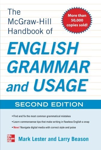 McGraw-Hill Education Handbook of English Grammar and Usage – Mark Lester