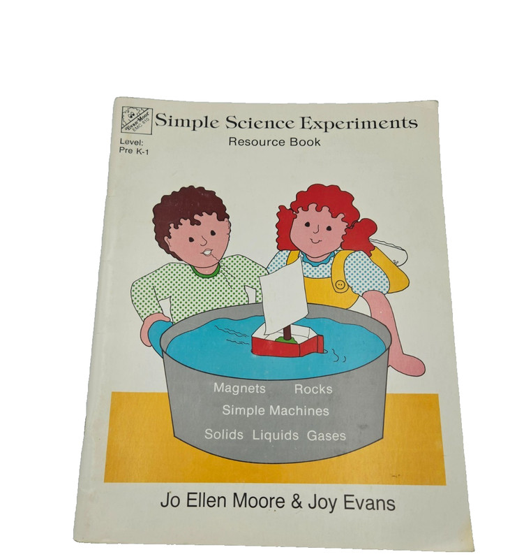 Simple Science Experiments Workbook Kids Homeschool Learning Pre K Grade