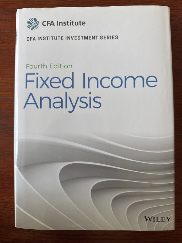 Cfa Institute Investment Ser.: Fixed Income Analysis by Barbara S. Petitt (2019,