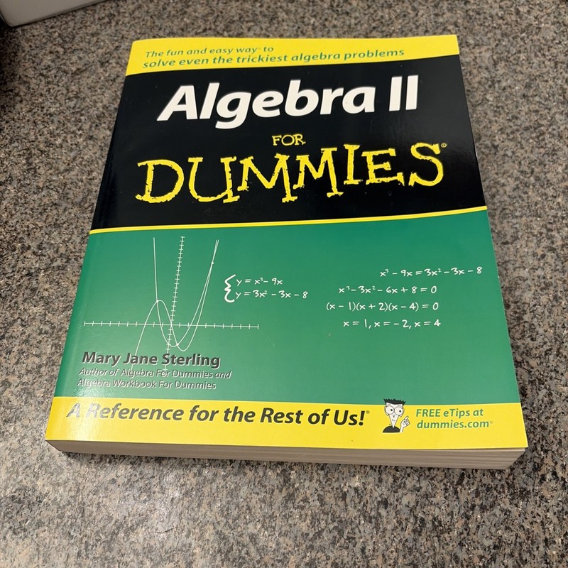 For Dummies Ser.: Algebra II for Dummies by Sterling (2006, Tradeback)