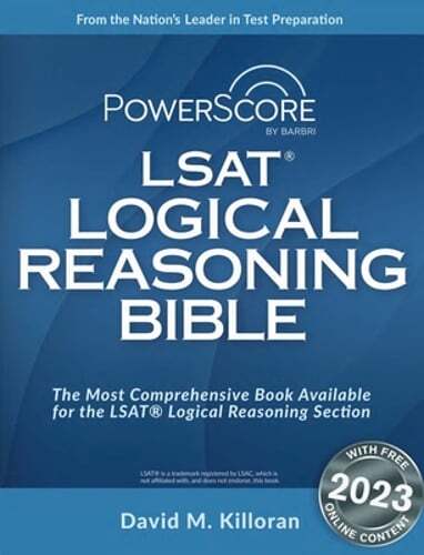 Powerscore LSAT Logical Reasoning Bible by David M Killoran: Used