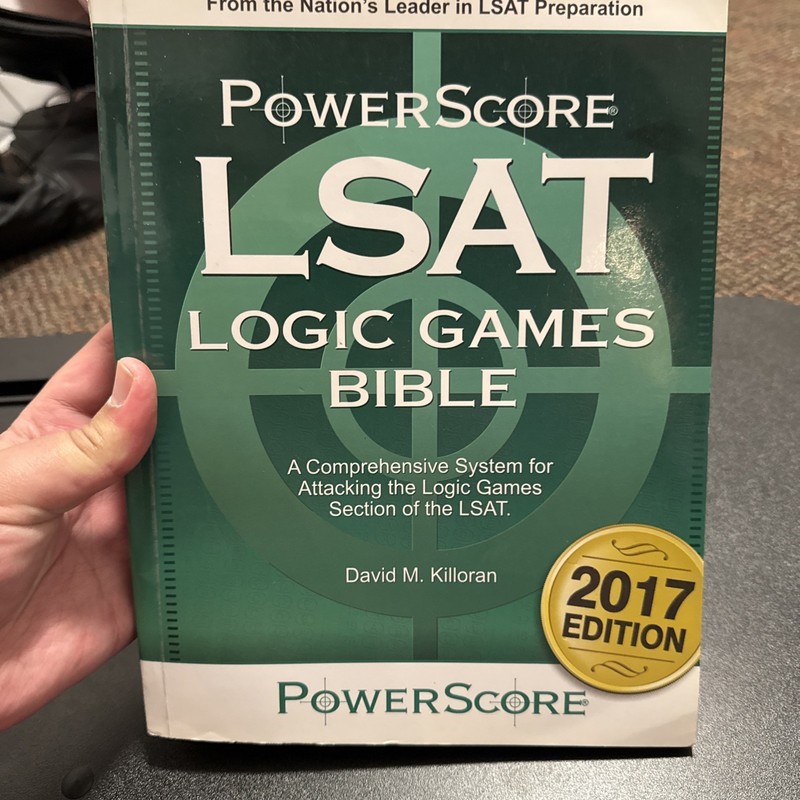 The PowerScore LSAT Logic Games Bible 2017 Edition By David M. Killoran