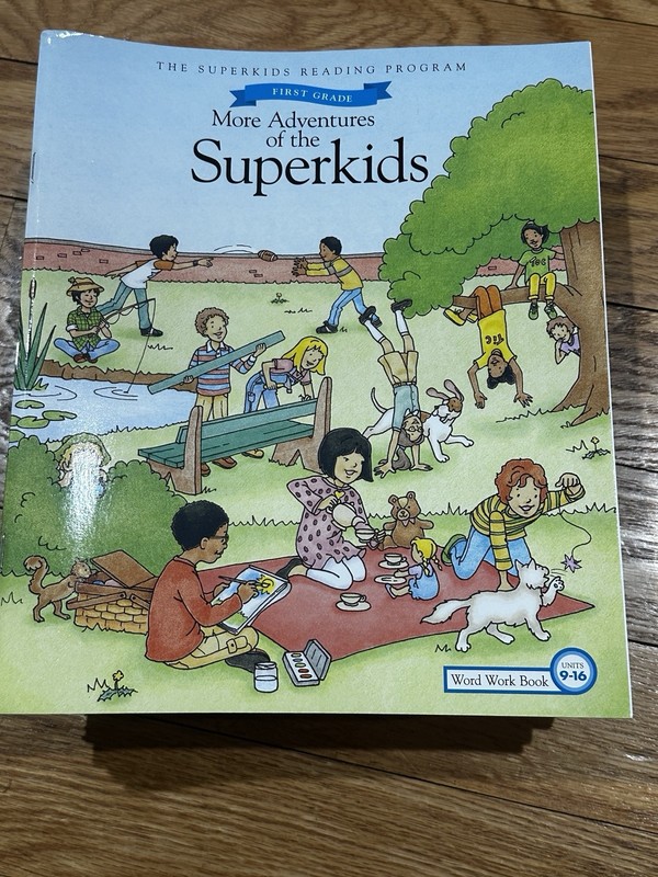 The Superkids Reading Program Word Work Book Units 9-16 (1st Grade) Price Each
