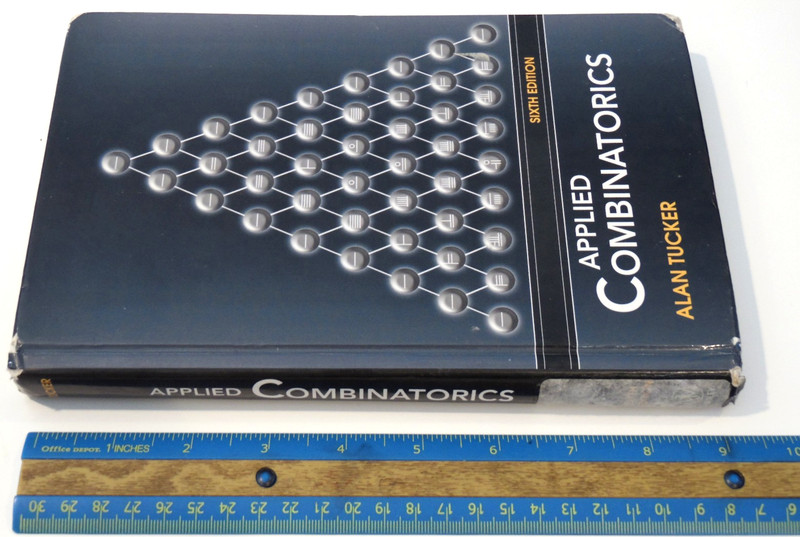 Applied Combinatorics 6th Edition Alan Tucker (2012 Hardcover) Used - Acceptable gallery