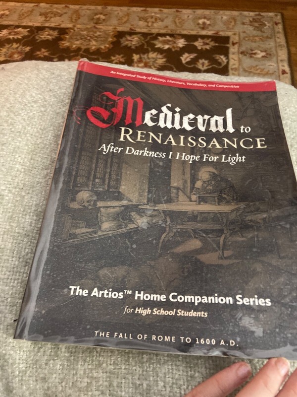 High School Medieval to Rennaissance After darkness I hope for Light Artios