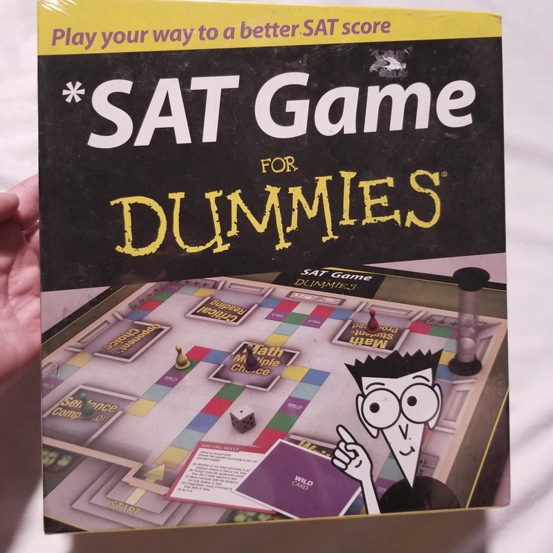 SAT Game For Dummies Board game Trivia, Group Study, SAT College Prep Sealed