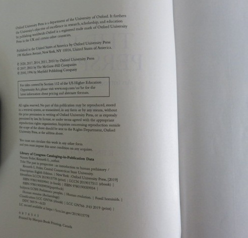 The Past in Perspective: An Introduction to Human Prehistory 8th Edition PB gallery