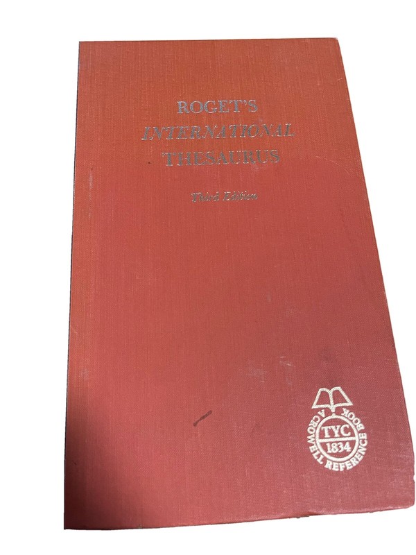 Vintage 1962 Roget’s International Thesaurus Third Edition Thomas Y. Crowell Co.