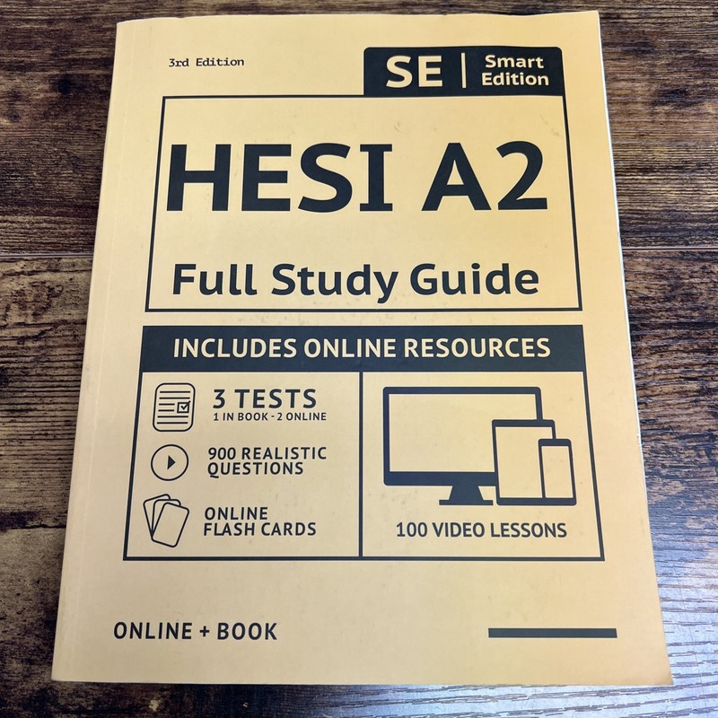 Smart Edition Hesi A2 Full Study Guide 2022 3rd edition