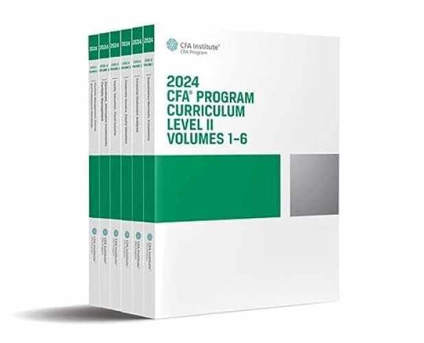 2024 CFA Program Curriculum Level II – Paperback, by CFA Institute – Very Good