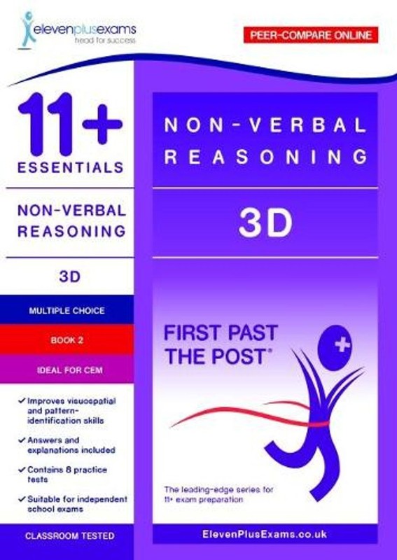 11+ Essentials Non-Verbal Reasoning: 3D Book 2 by Eleven Plus Exams Paperback Bo