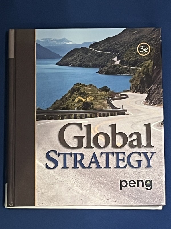 Global Strategy by Mike W. Peng (2013, Hardcover) 