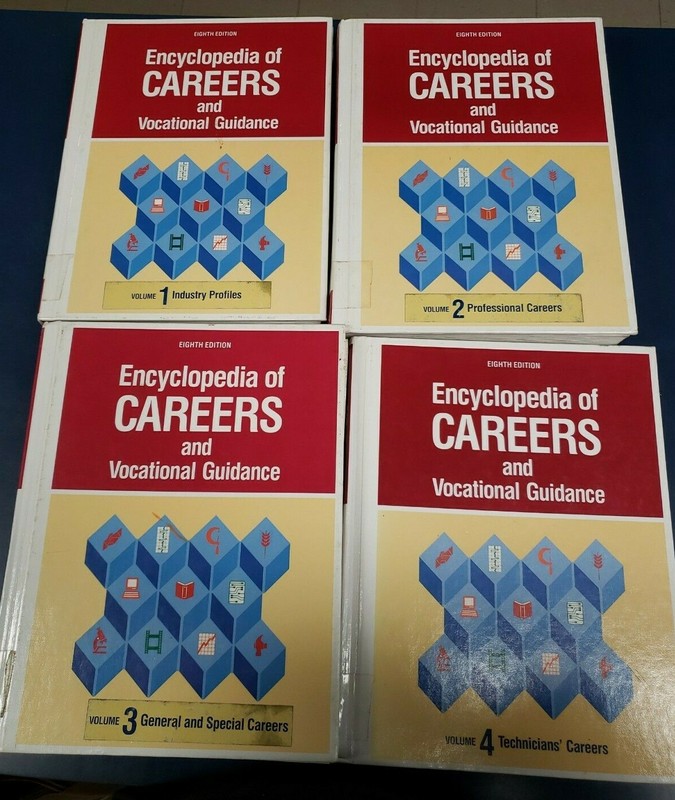 The Encyclopedia of Careers and Vocational Guidance 4 Book Set 1990 HC (8TH ed.)