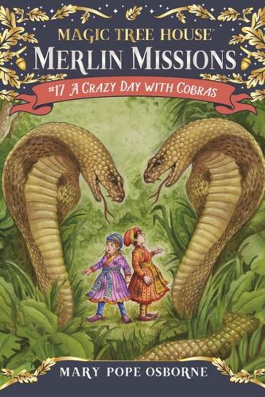 Crazy Day with Cobras by Mary Pope Osborne Hardcover Book