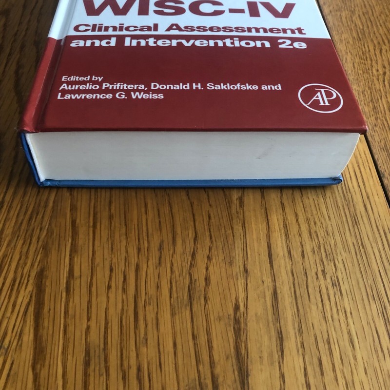 WISC-IV Clinical Assessment and Intervention 2nd Edition Hardcover gallery
