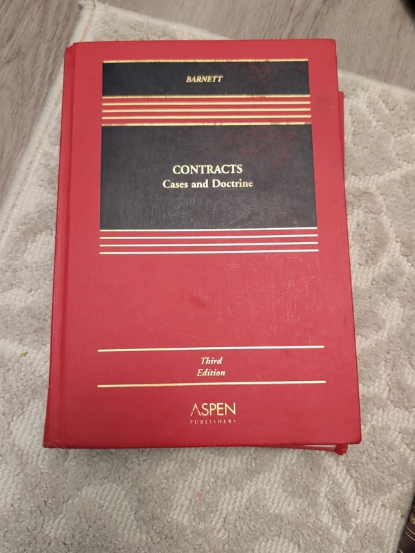 Contracts : Cases and Doctrine Hardcover Randy E. Barnett