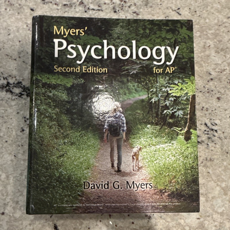 Myers' Psychology for AP 2nd Edition HC 2014 Textbook David G. Myers