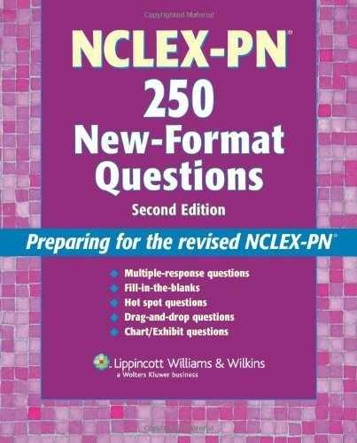 NCLEX-PN 250 New-format Questions – Paperback, by Springhouse – Acceptable