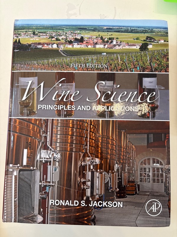 Wine Science Principles and Applications Ronald S. Jackson 5 Fifth Edition, NEW