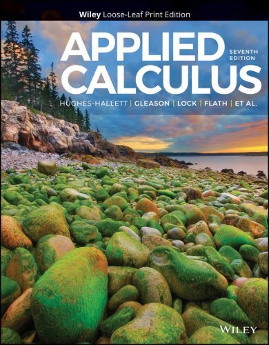 Applied Calculus by Hughes-Hallett, Deborah, Gleason, Andrew M., Flath, Daniel
