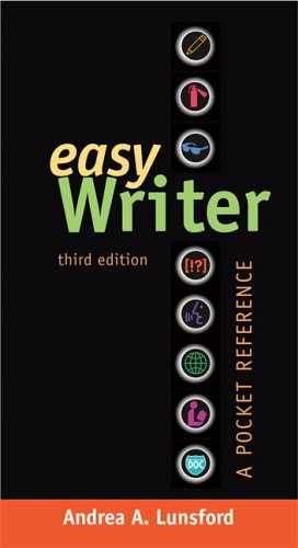 EasyWriter: A Pocket – Spiral-bound, by Lunsford Andrea A. – Very Good j