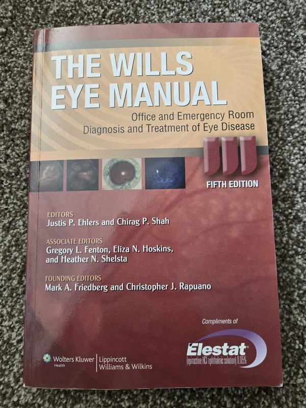 The Wills Eye Manual: Office and Emergency Room Diagnosis and Treatment 5TH ED