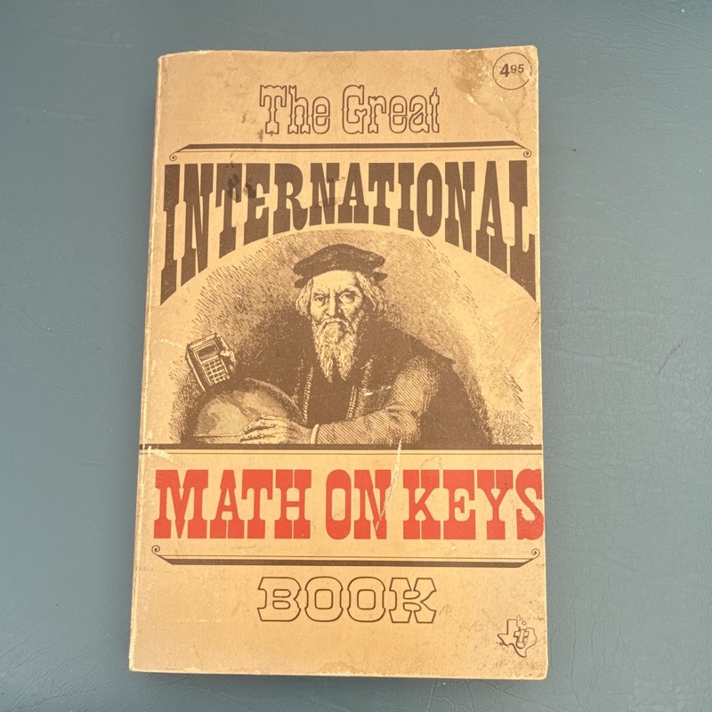 Arthur Benjamin The Great International Math on Keys Book PB Revised 1976 96p