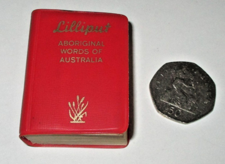 1966 Lilliput Aboriginal Words of Australia by A. W. Reed Vintage Miniature Book