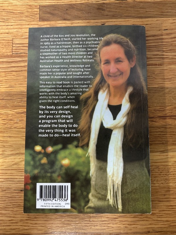 Self Heal By Design By Barbara O'Neill (Paperback) Printed In America gallery