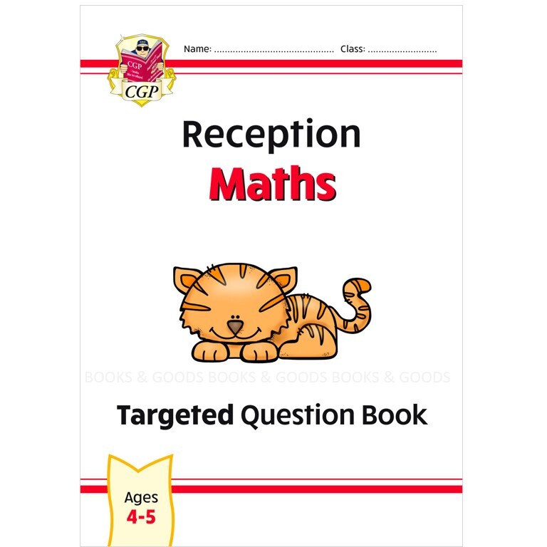 New Reception Ages 4-5 Maths Targeted Question Book with Answer Primary CGP