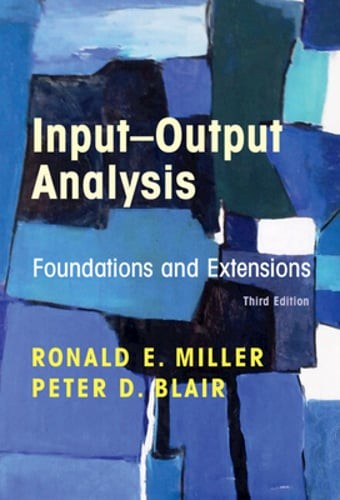 Input-Output Analysis by Ronald E Miller: Used