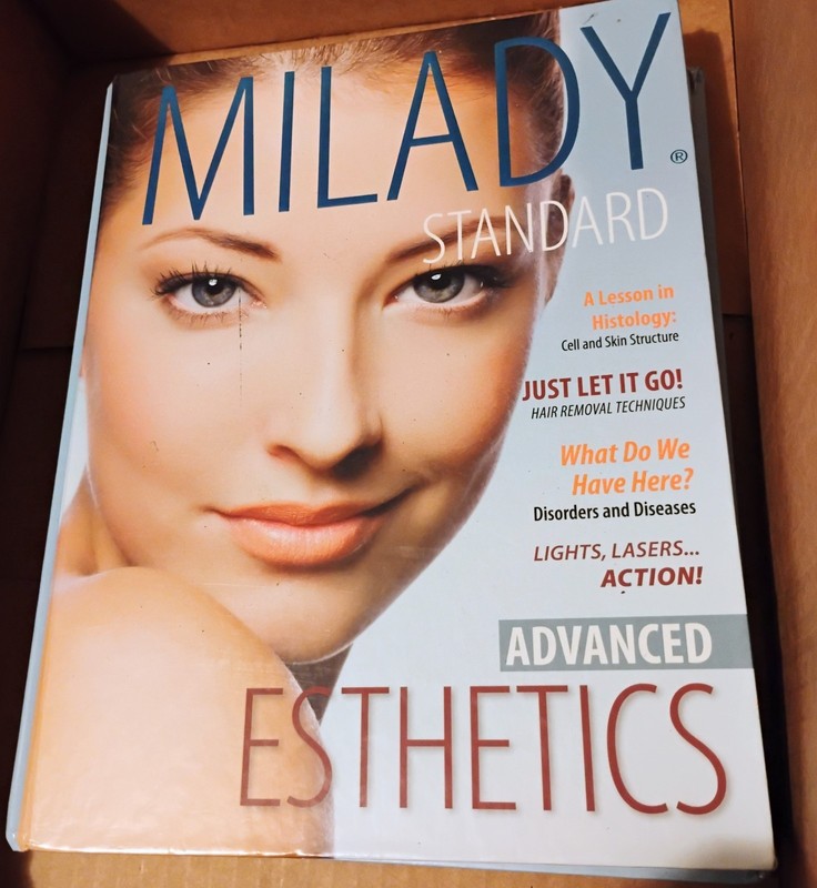 MILADY Standard Esthetics : Advanced – 9781111139094, Hardcover, VGC