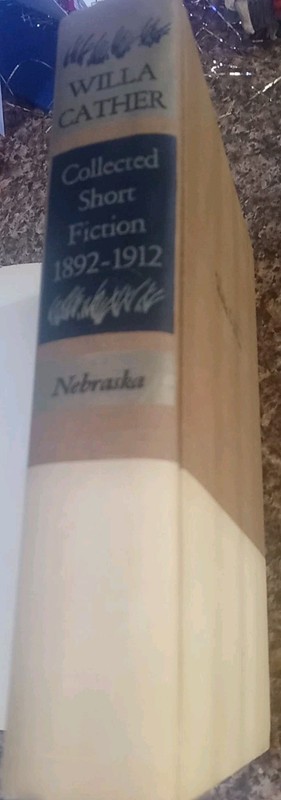 Willa Cather's Collected SHORT FICTION 1892-1912 Hardcover 1965 Univ of Nebr gallery