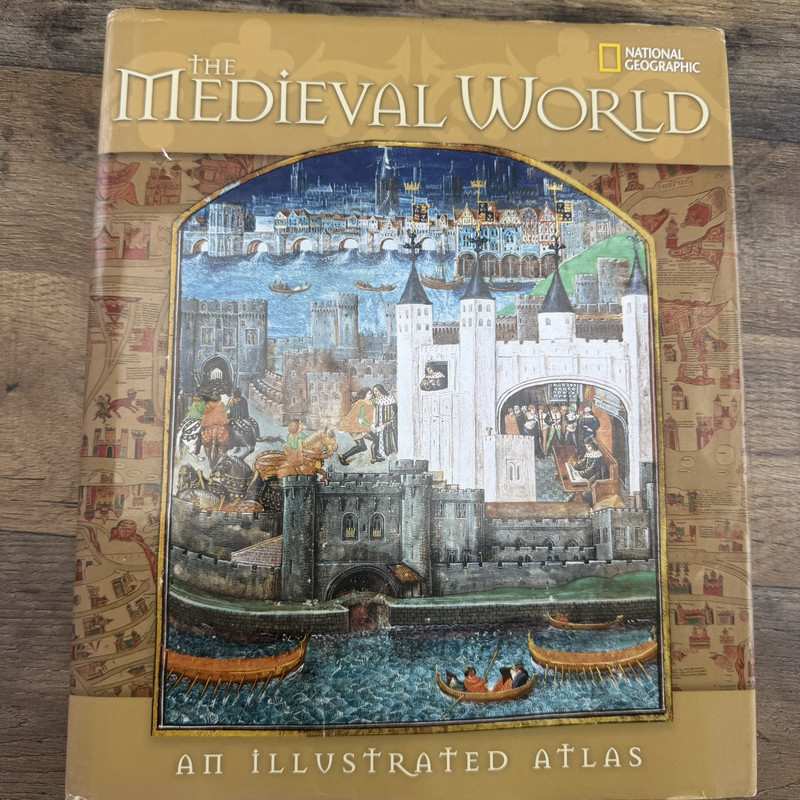 The Medieval World: An Illustrated Atlas By Thompson, John M. Hardcover Textbook