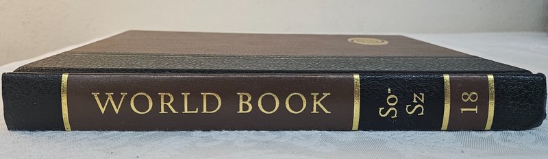 1974 The WORLD BOOK Encyclopedia Vol. 18 “So-Sz” Hardcover Book EXCELLENT