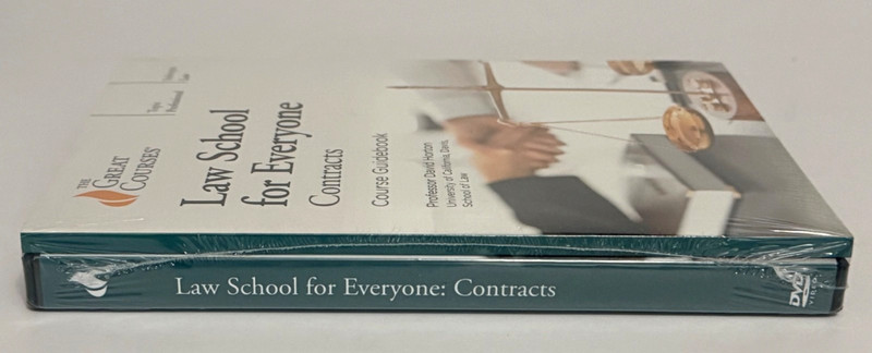 Great Courses : Law School for Everyone Contracts by Horton Book & DVDs 2019 NEW gallery