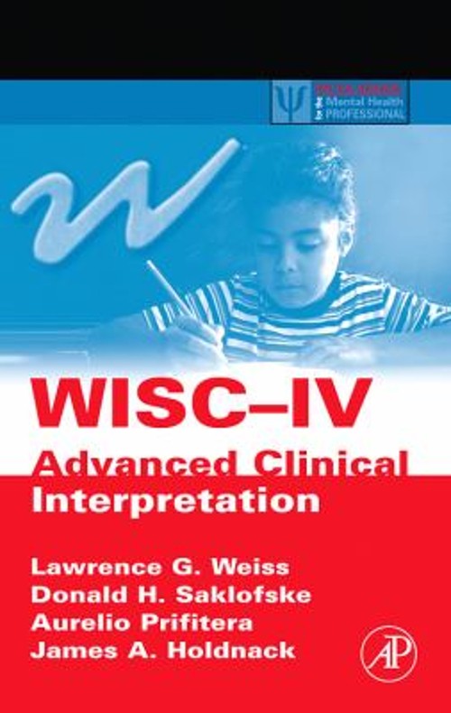WISC-IV Advanced Clinical Interpretation Hardcover