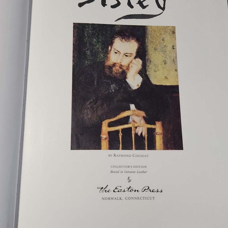 Alfred Sisley EASTON PRESS Collector's Edition Artists Series 1982 w/gold gilt gallery