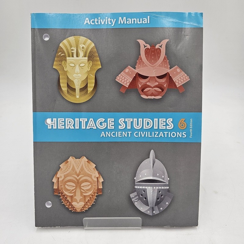UNMARKED Heritage Studies 6 Activity Manual 4th Ed | BJU Press Ancient Civ VG