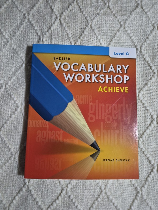 Sadlier Vocabulary Workshop Achieve Level C Workbook by Jerome Shostak Paperback
