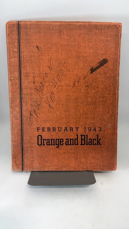 Orange and Black Woodrow Wilson High School Yearbook [Trade Paperback] 1943