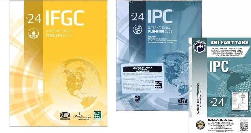 IFGC 2024 And IPC 2024 Code with BBI Fast Tabs Builders Paperback ,Free Shipping