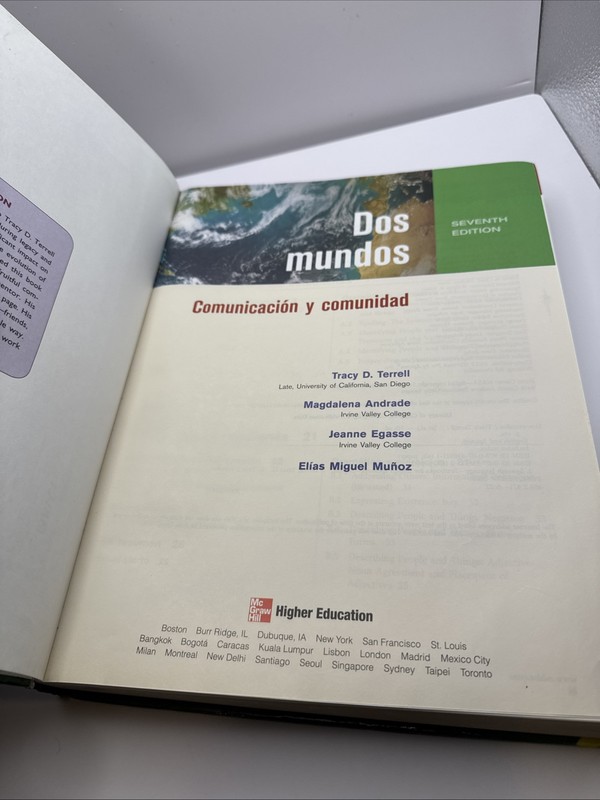 Dos mundos: Comunicacion y comunidad 7th Edition by Magdalena Andrade (Spanish) gallery