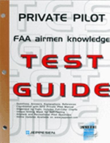 Private Pilot FAA Airmen Knowled- paperback, Jeppesen Sanderson E, 9780884873068