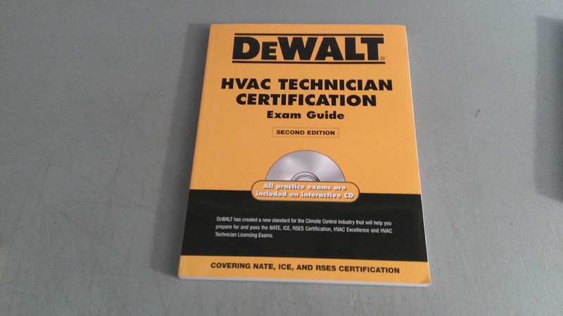 DeWalt HVAC Technician Certification Exam Guide Second Edition Paperback