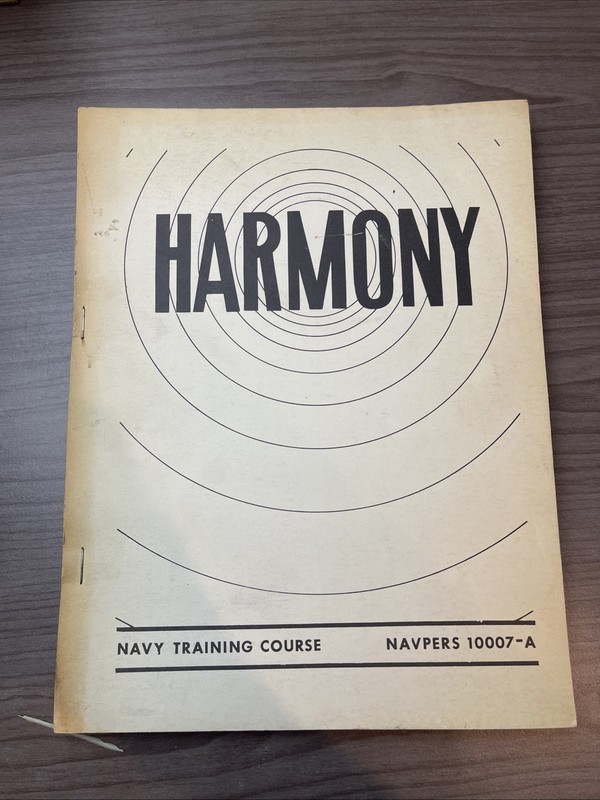 _Harmony Navy Training Course NAVPERS 10007-A Paperback – 1961