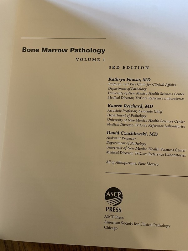 Bone Marrow Pathology. Faucar,.  3rd Ed  -  2 Vol Set. Like New  Free Ship gallery