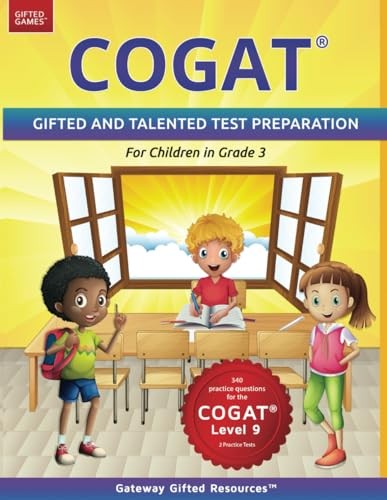COGAT Test Prep Grade 3 Level 9: Gifted and Talented Test Preparation Book -…