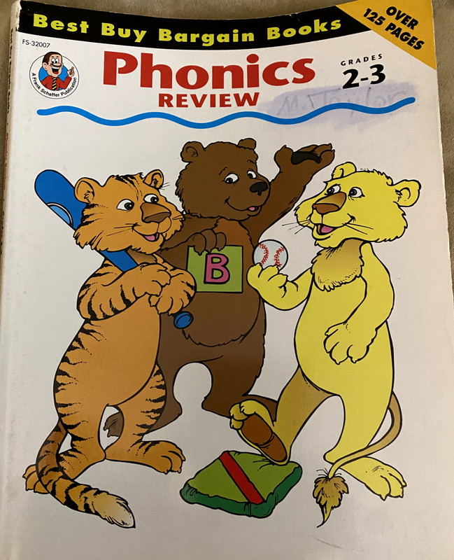 Phonics Review grades 2-3 with over 125 pages of phonics review