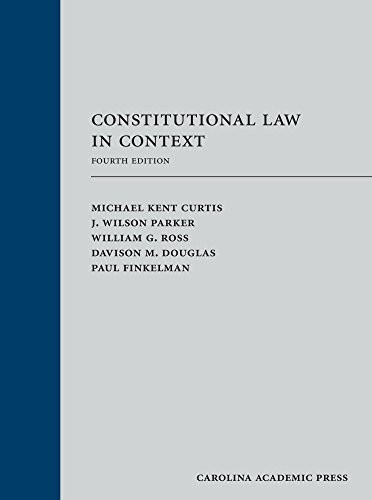 Constitutional Law in Context, Finkelman, Paul